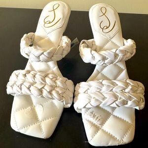 Sam Edelman white heels